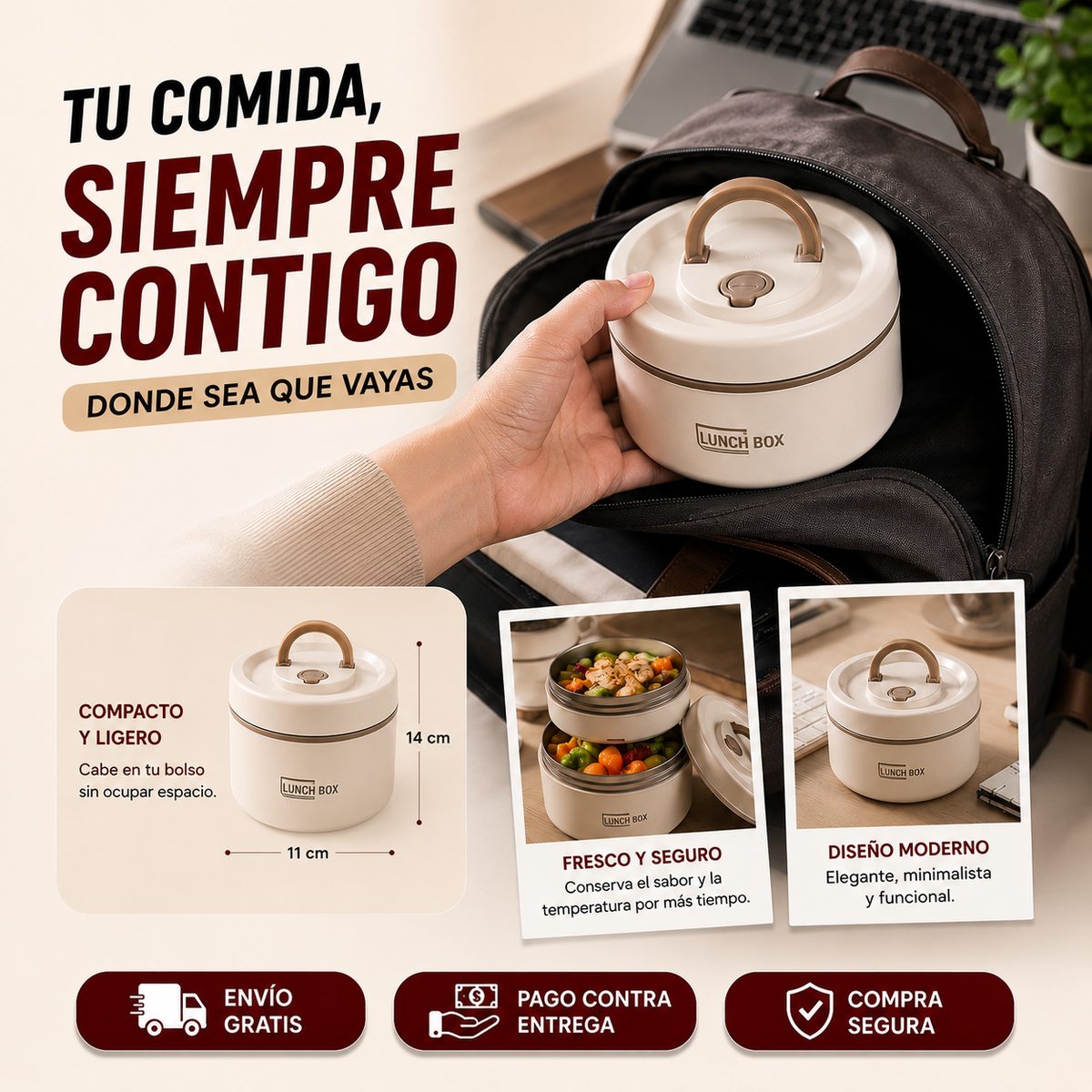 Porta Comida X4 Sets